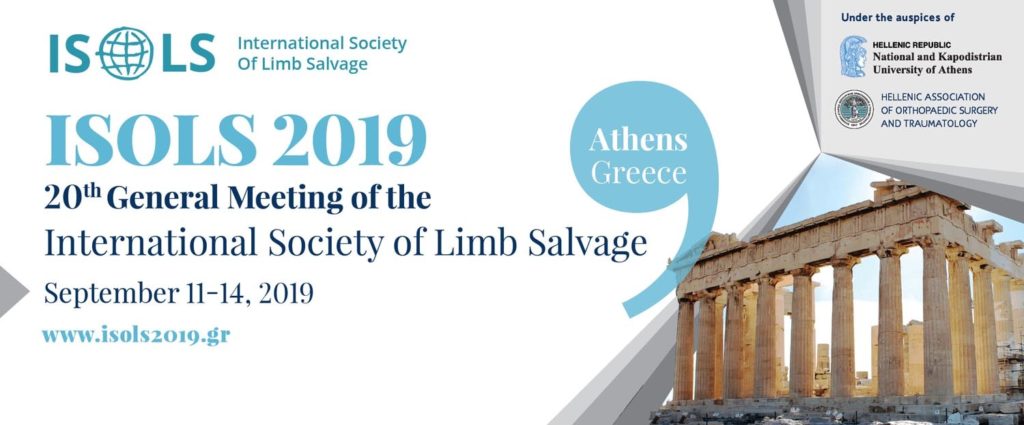20th Annual Meeting of ISOLS in Athens, Greece, 2019